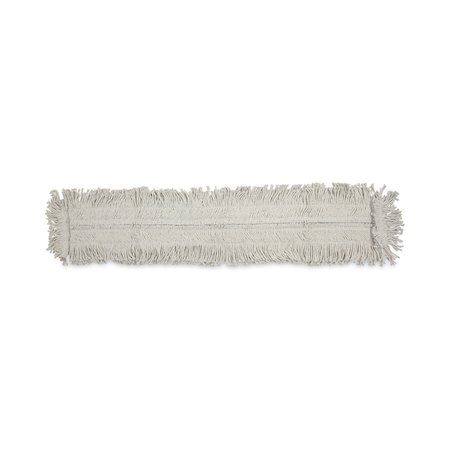 Boardwalk Cut-End Dust Mop, White, Cotton/Synthetic, BWK1648 BWK1648